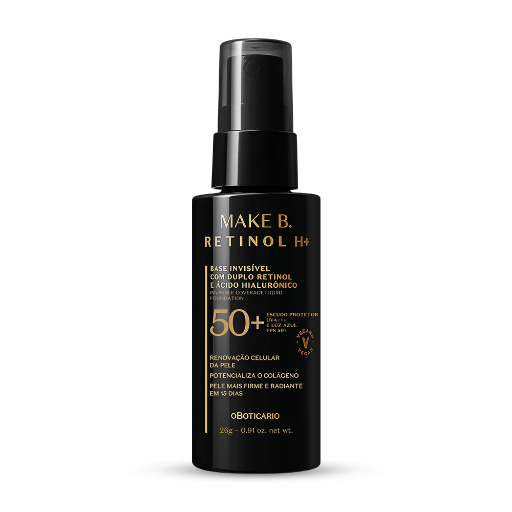Base Líquida FPS50 + Retinol H+ Make B.