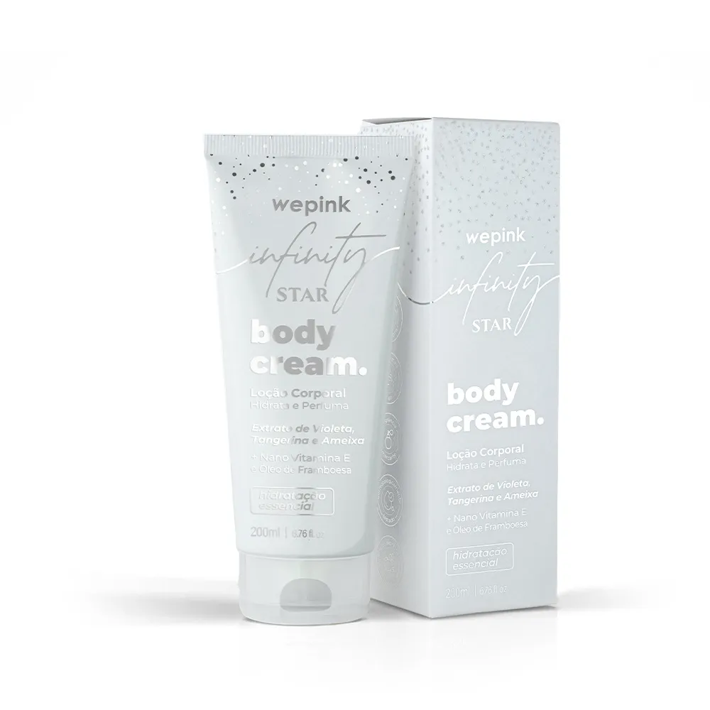 Body Cream Infinity Star Desodorante Hidratante 200ml - Wepink