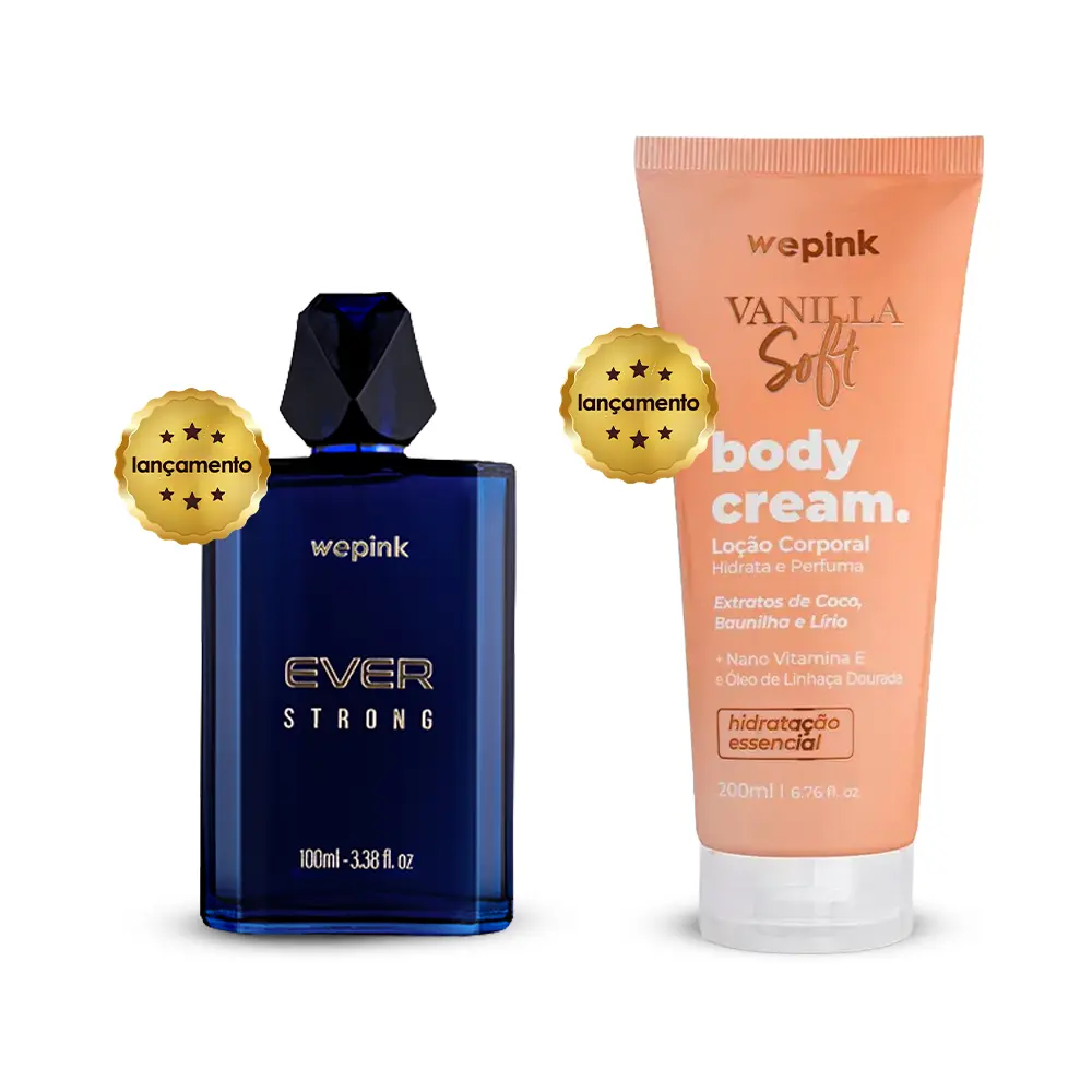 Kit Ever Strong + Body Cream Vanilla Soft - Wepink