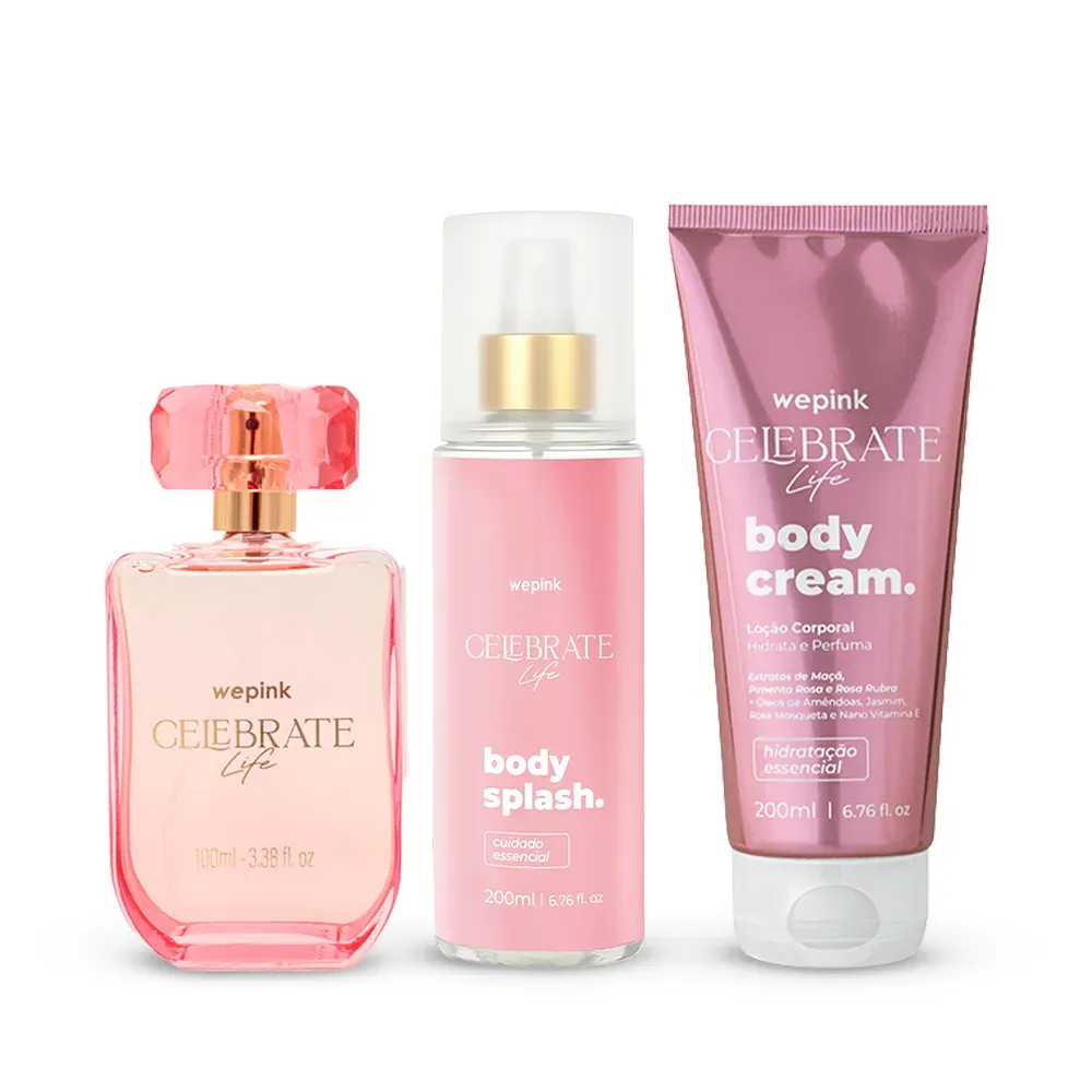 Kit Linha Celebrate Life - Wepink