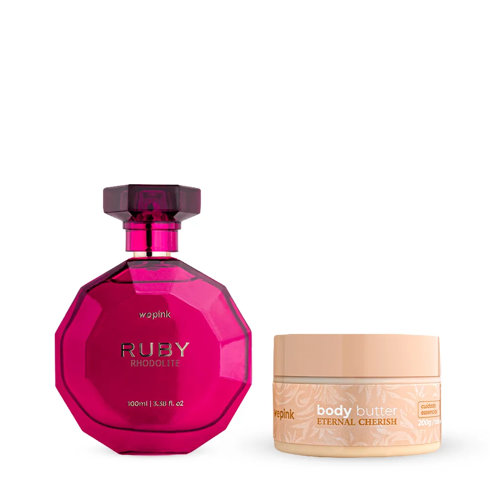 Kit Ruby Rhodolite + Body Butter Eternal Cherish - Wepink