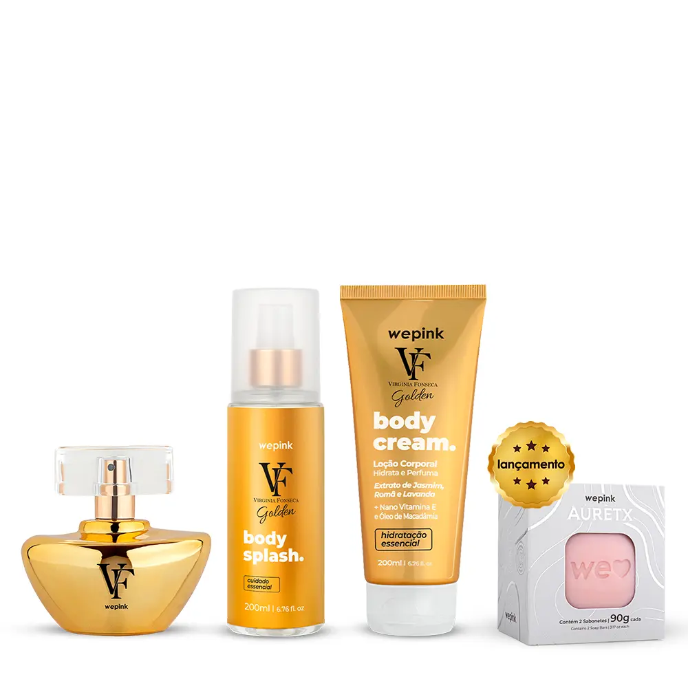 Kit VF Golden + Sabonete Auretx - Wepink