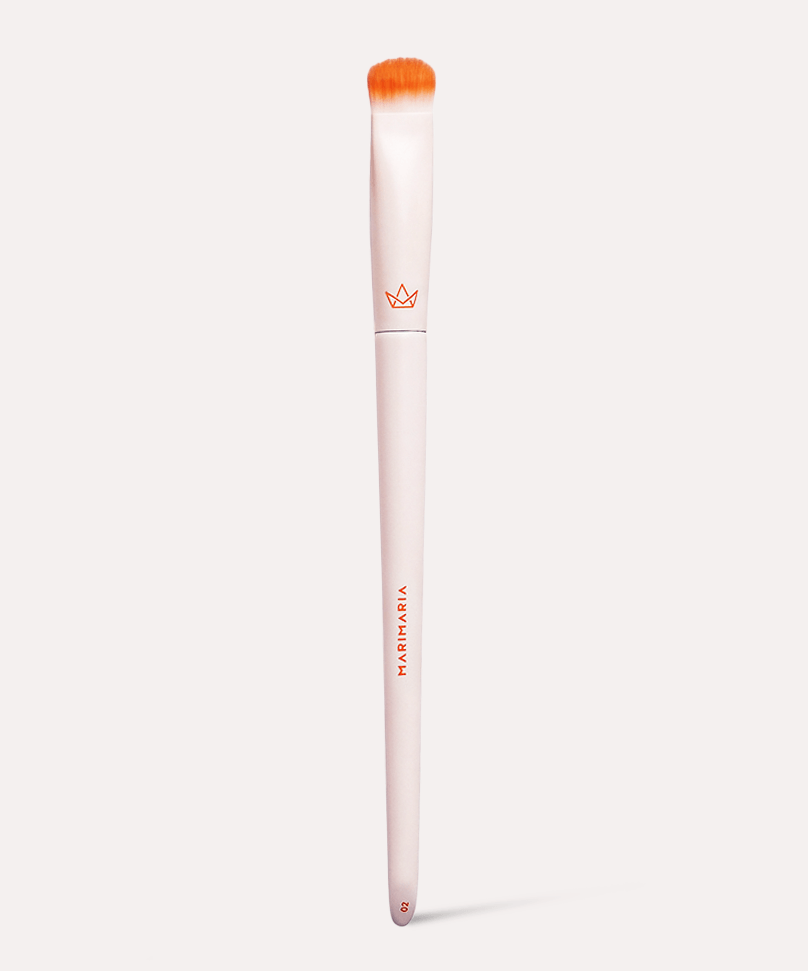 Pincel 02 White Collection - Triangular Mini Para Base | Mari Maria Makeup